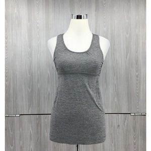 LULULEMON BUILT IN BRA‎ TANK TOP GRAY SIZE 4